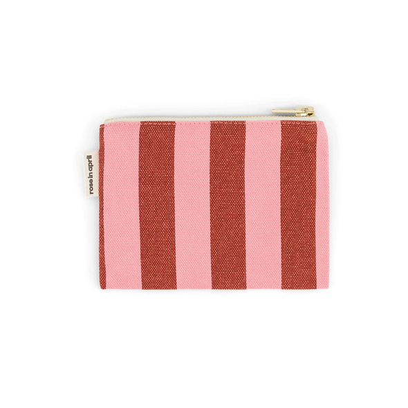 Porte-monnaie Marie Rayures Brick / Pink