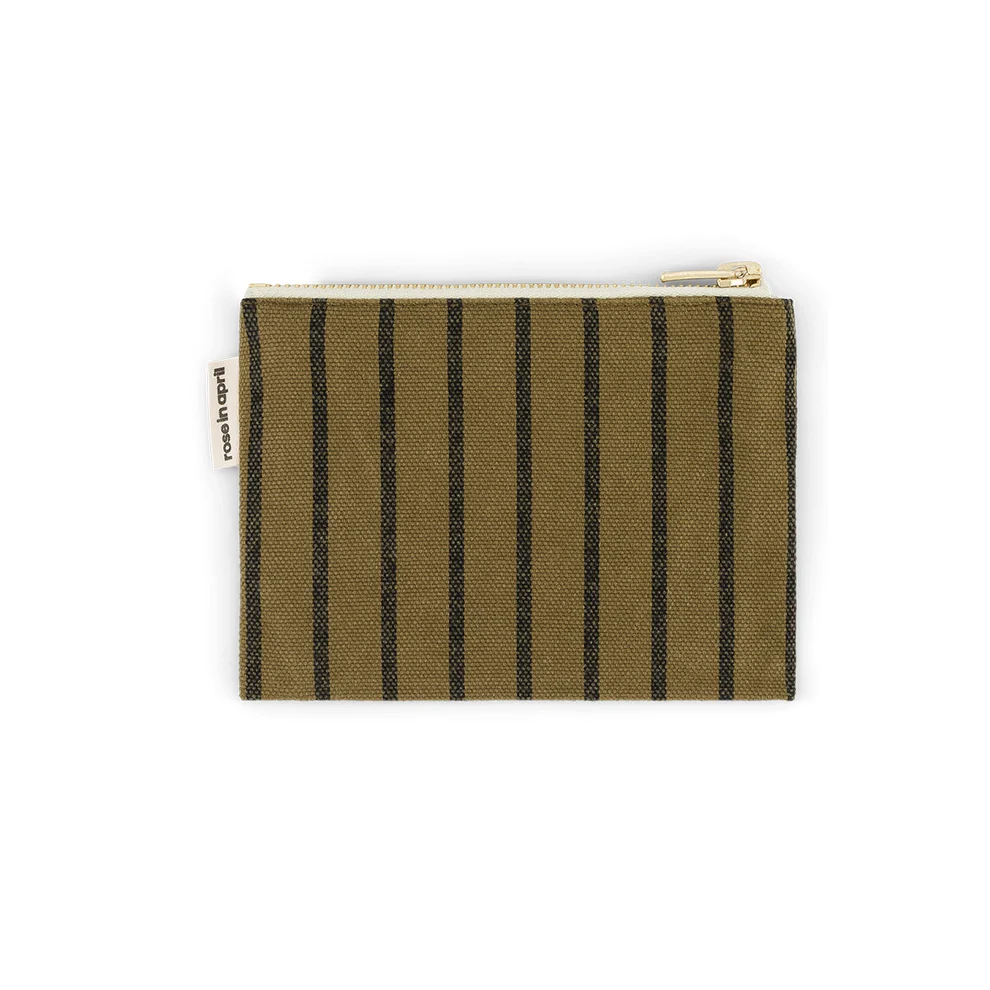 Porte-monnaie Marie Rayures Tennis Olive