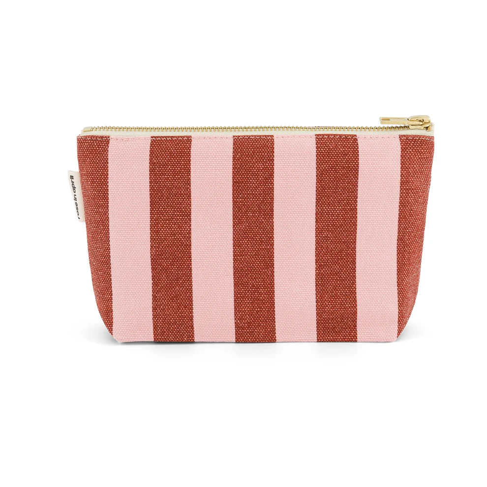 Pochette Sofia - Rayures Brick / Chamallow