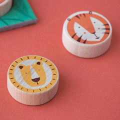 Lion & Tiger Tic Tac Toe