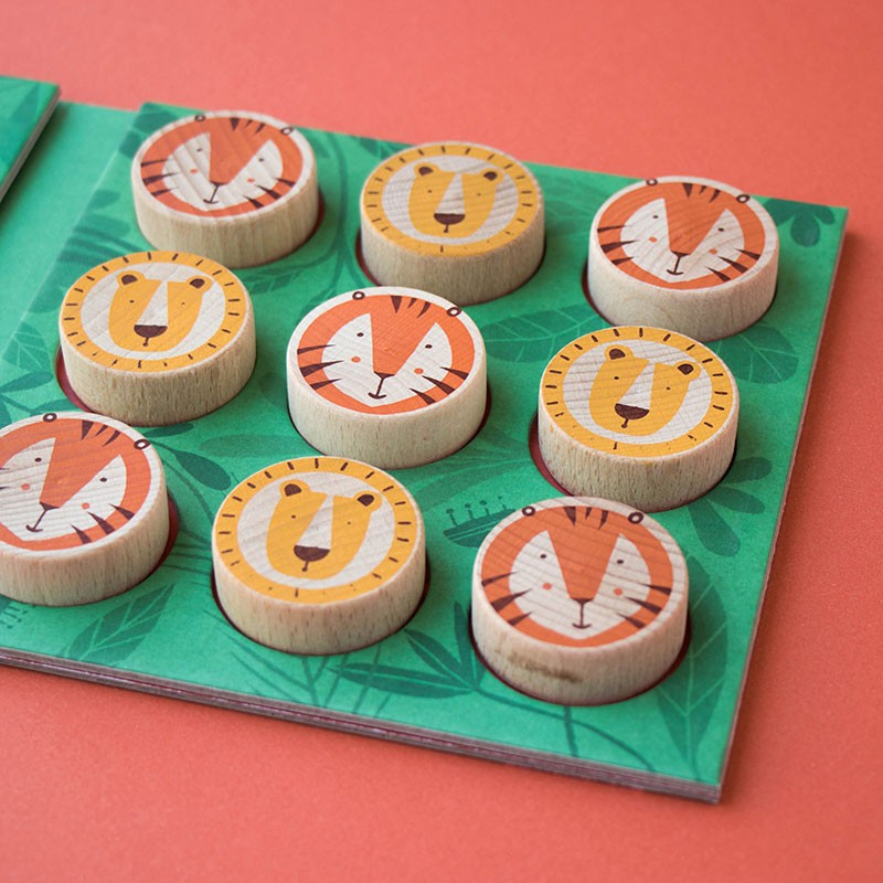 Lion & Tiger Tic Tac Toe