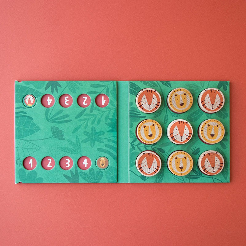 Lion & Tiger Tic Tac Toe