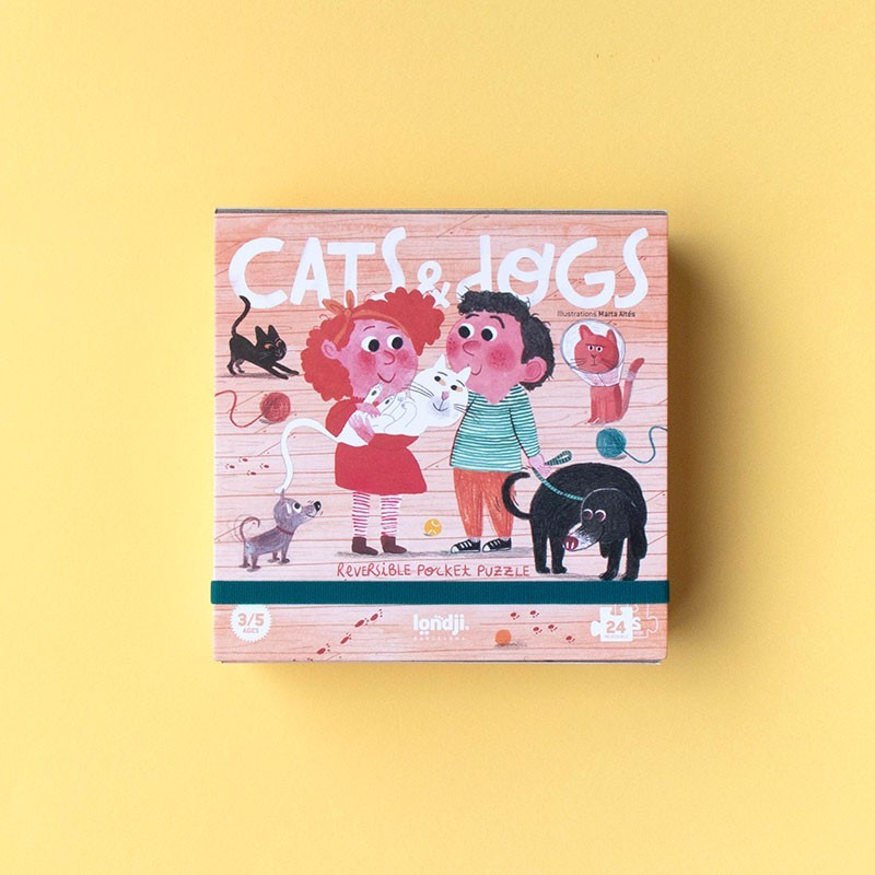 Puzzle de poche - Cats & dogs
