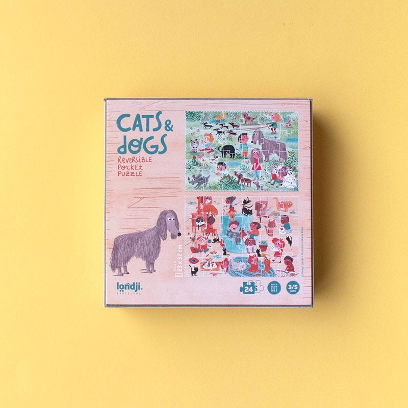 Puzzle de poche - Cats & dogs