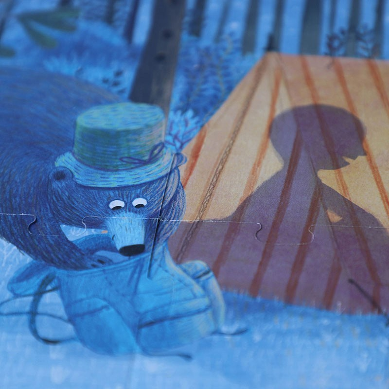 Puzzle - Night & Day in the Forest