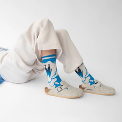 Chaussettes Banquise Gris-clair