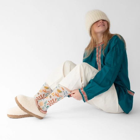 Chaussettes Semis Gris-clair