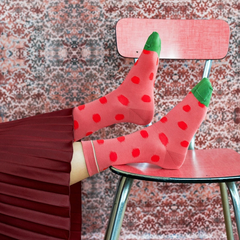 Chaussettes Pois Rouges Fanés