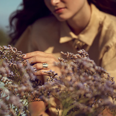 Bague Maxi Plumes