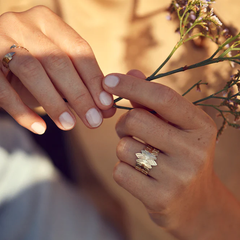 Bague Plumette