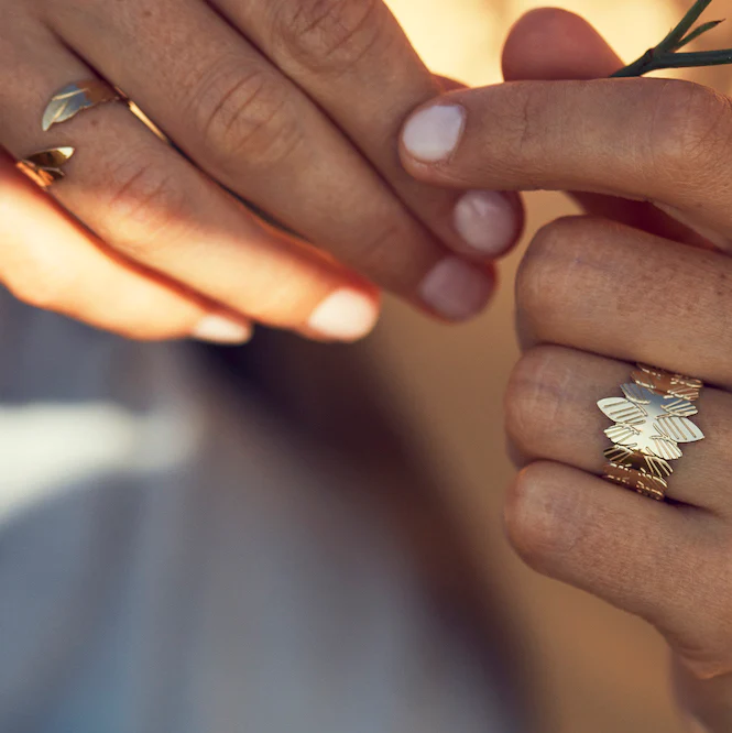 Bague Plumette
