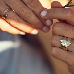 Bague Plumette