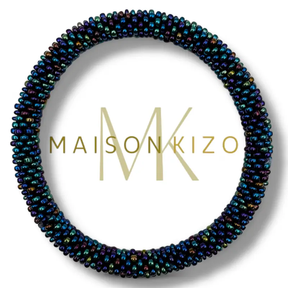 Bracelet népalais bleu rainbow