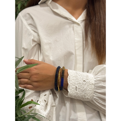 Bracelet népalais bleu rainbow