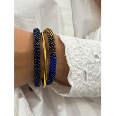 Bracelet népalais bleu rainbow