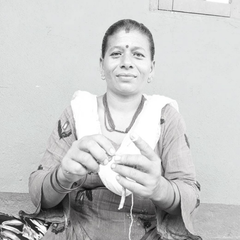 Bracelet népalais bleu roi