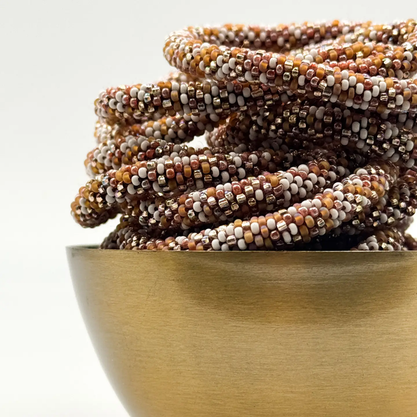 Bracelet népalais Taupe