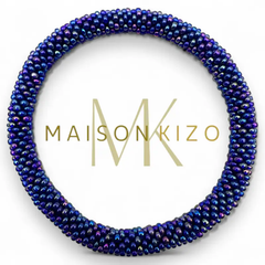 Bracelet népalais Bleu rainbow clair