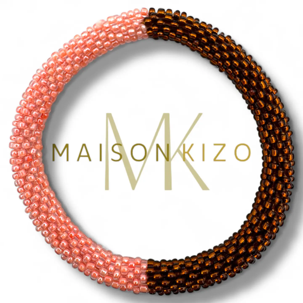 Bracelet népalais Saumon, cuivré