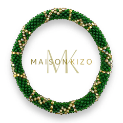 Bracelet népalais Vert, or