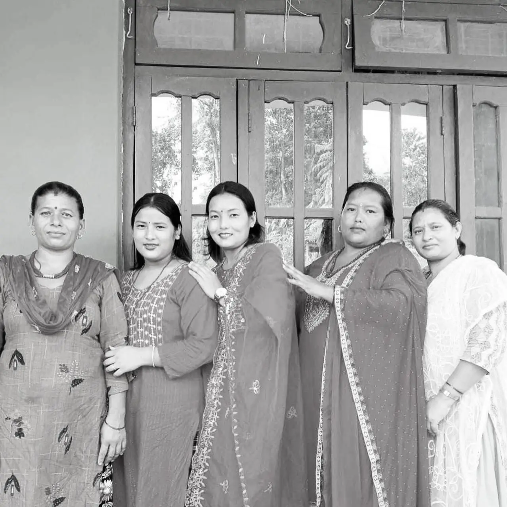 Bracelet népalais Bleu, or