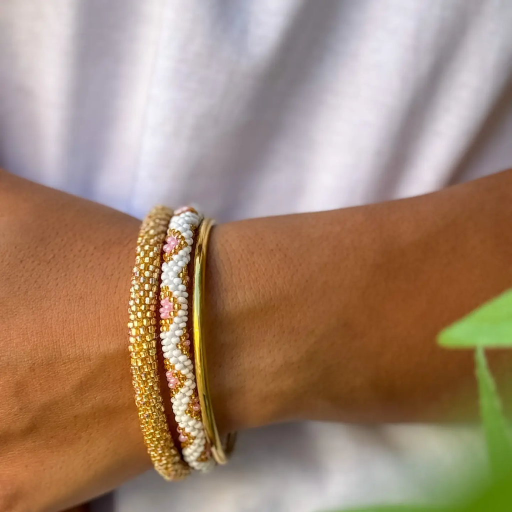 Bracelet népalais Or