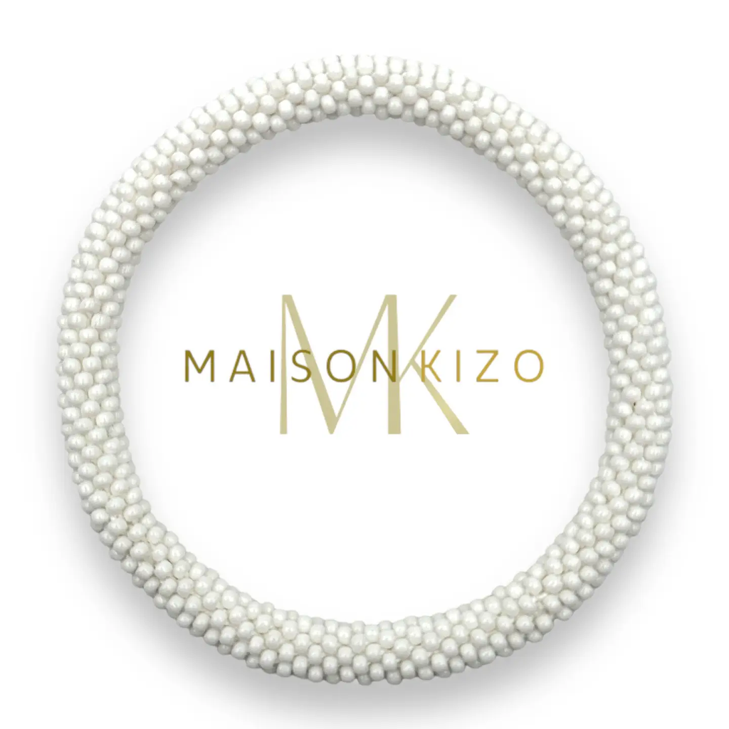 Bracelet népalais Blanc