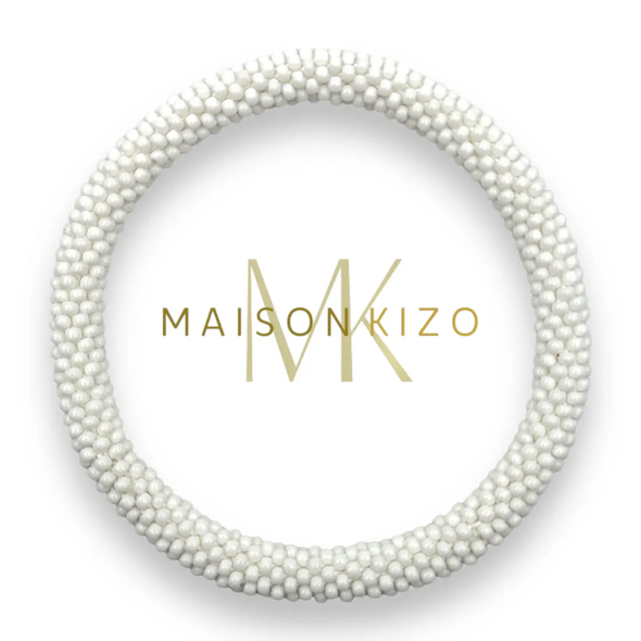 Bracelet népalais Blanc