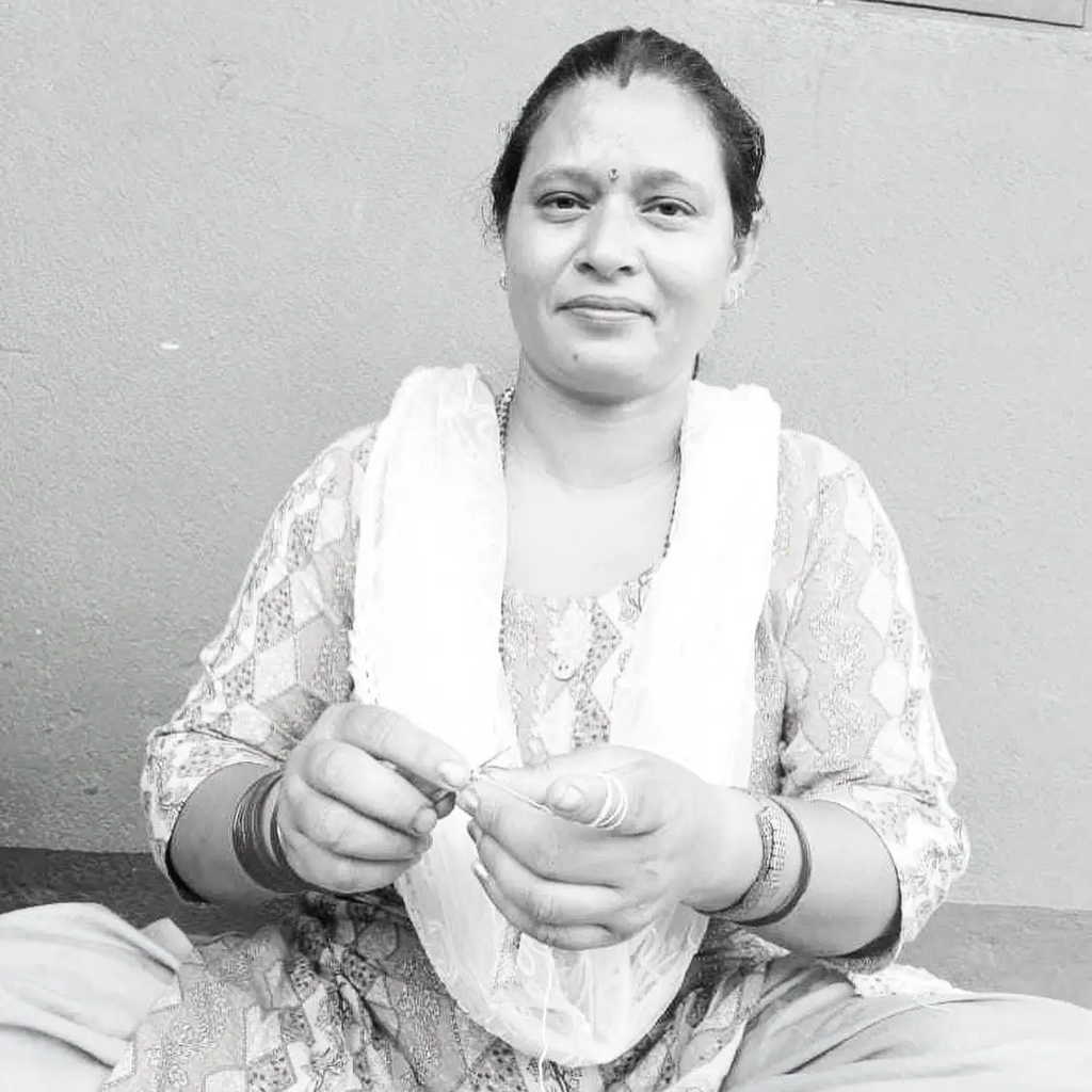 Bracelet népalais Orange, or