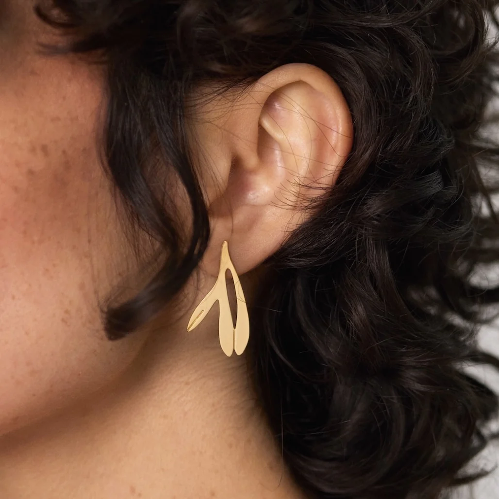 Grandes boucles d'oreille Florales
