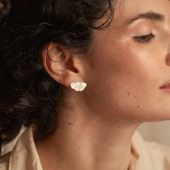 Petites boucles d'oreille Ginkgo