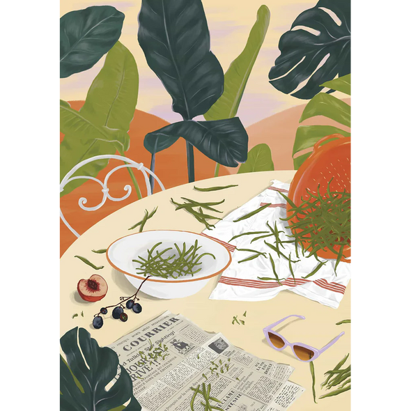 Les haricots verts - Puzzle 1000 pièces