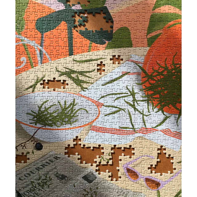 Les haricots verts - Puzzle 1000 pièces