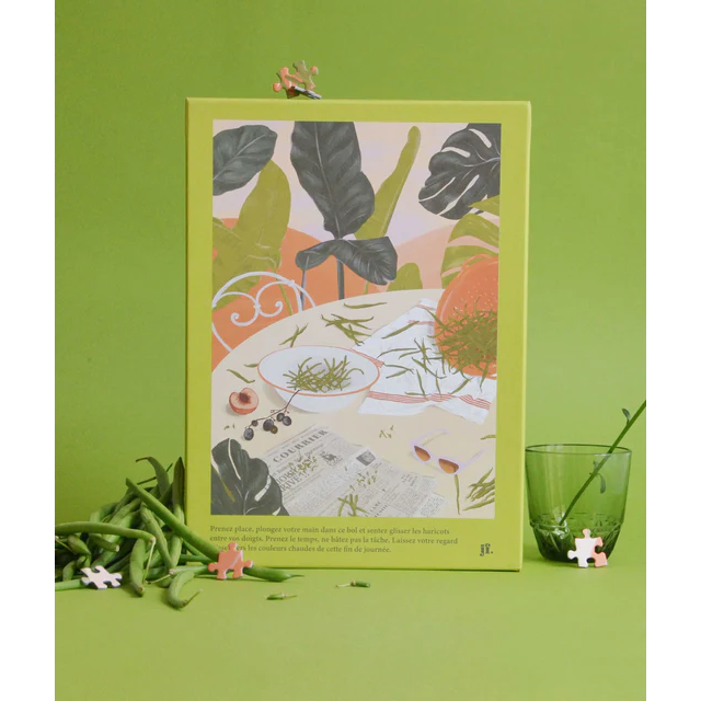 Les haricots verts - Puzzle 1000 pièces