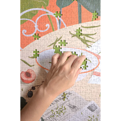 Les haricots verts - Puzzle 1000 pièces