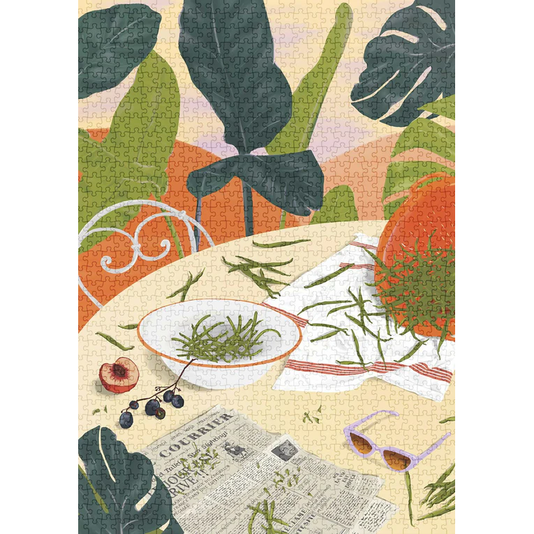 Les haricots verts - Puzzle 1000 pièces