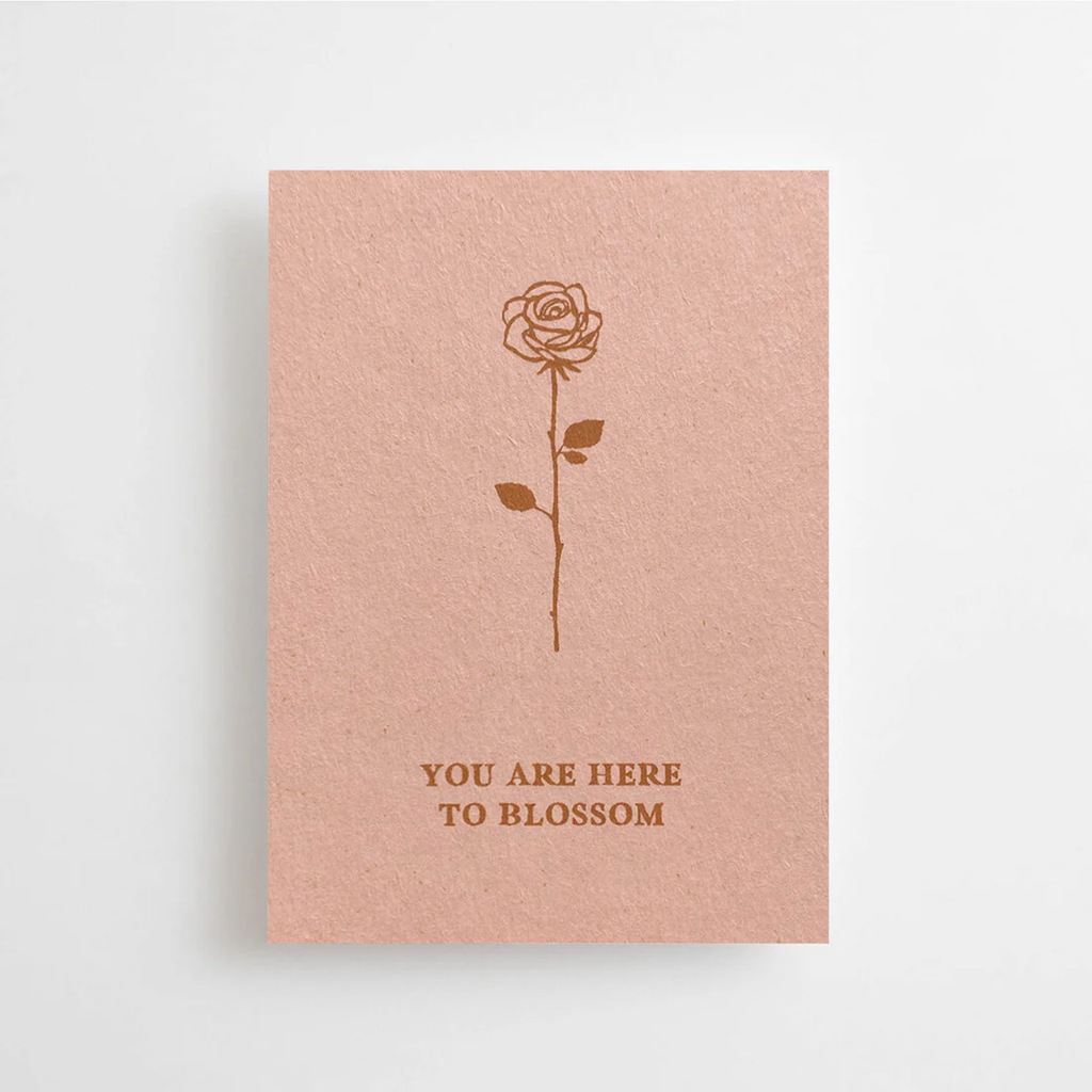Mini carte - You are here to blossom