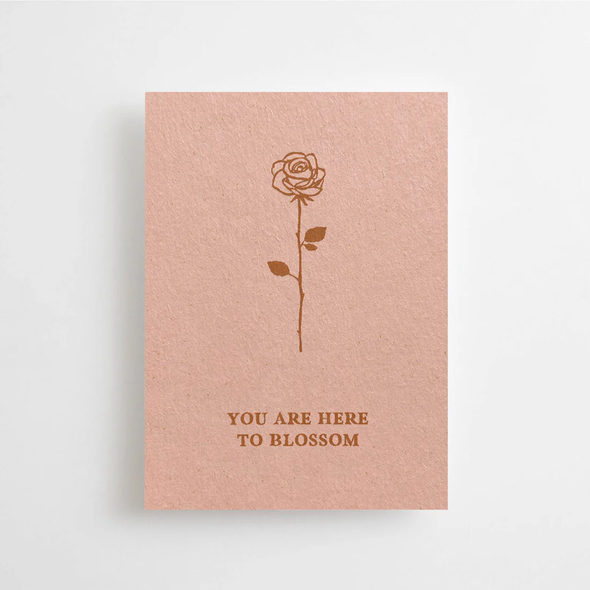 Mini carte - You are here to blossom