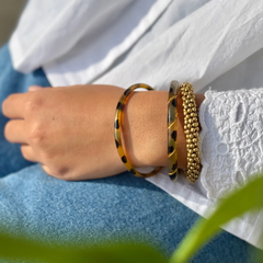 Bracelet népalais Laiton doré