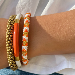 Bracelet népalais Laiton doré