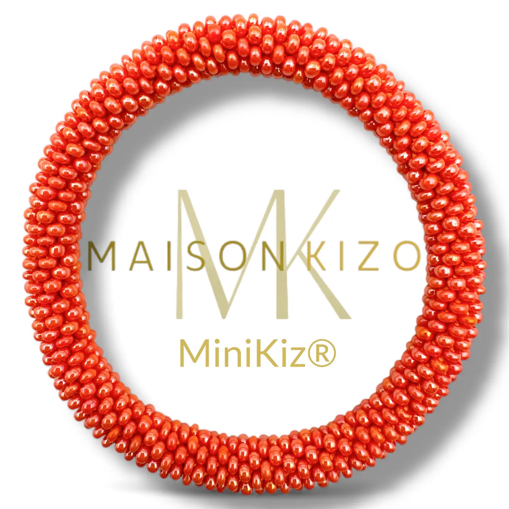 Mini Bracelet népalais Saumon