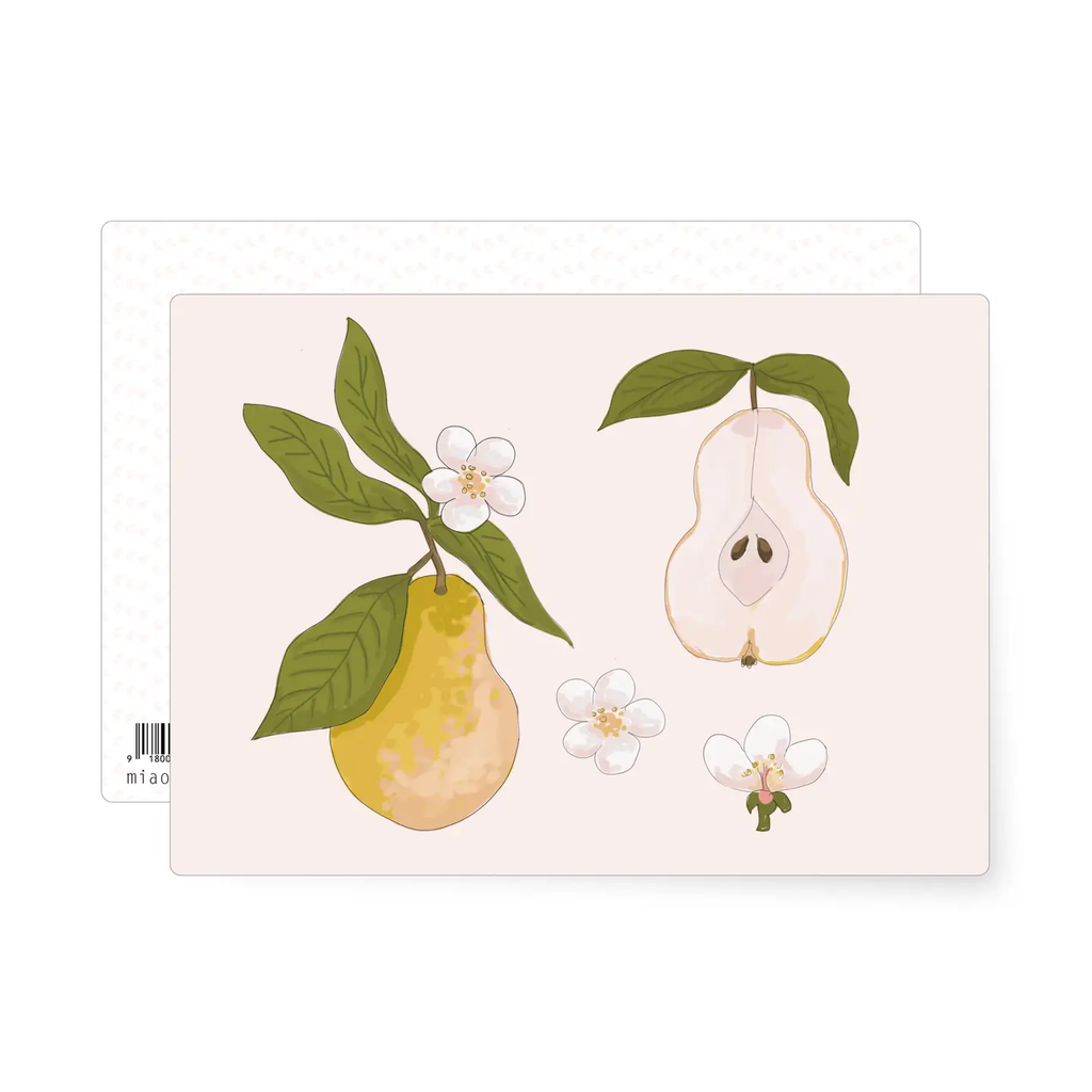 Carte postale Poire