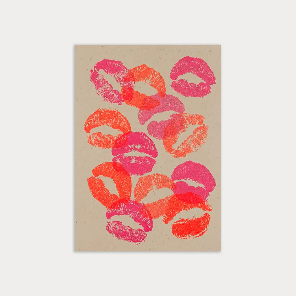 Carte postale Bisous
