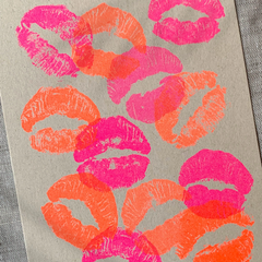 Carte postale Bisous