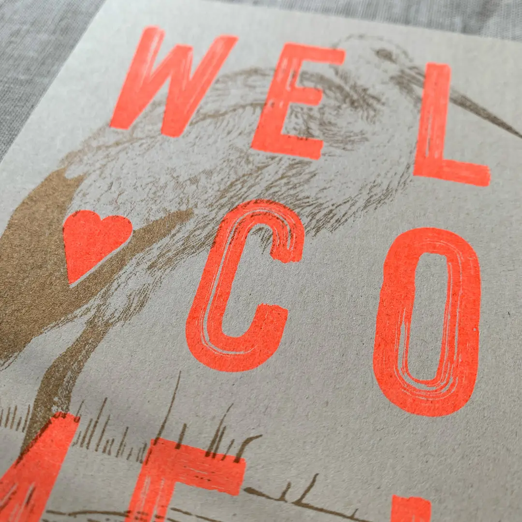 Carte postale Welcome !