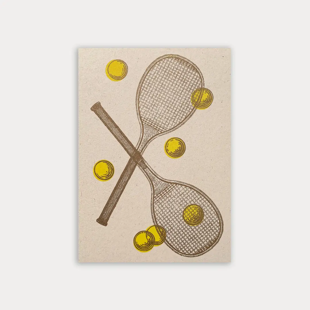 Carte postale Tennis