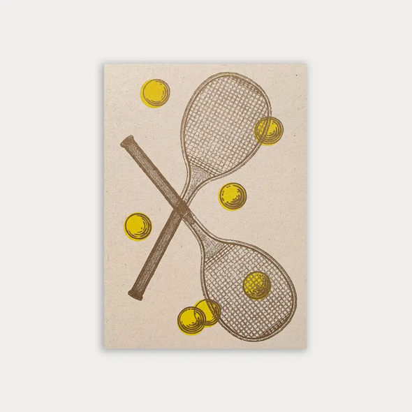 Carte postale Tennis
