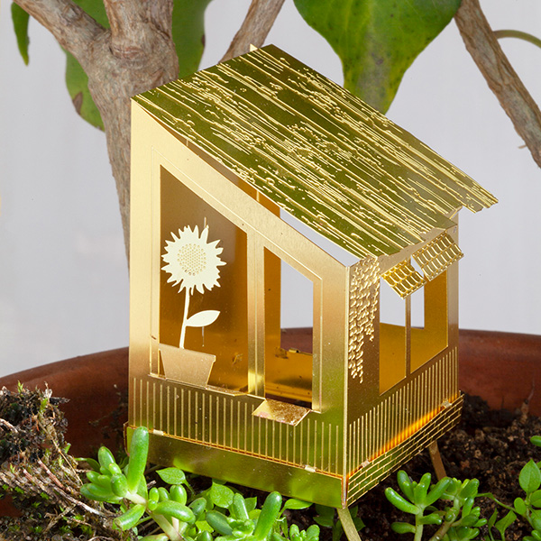 Mini-cabane pour vos plantes