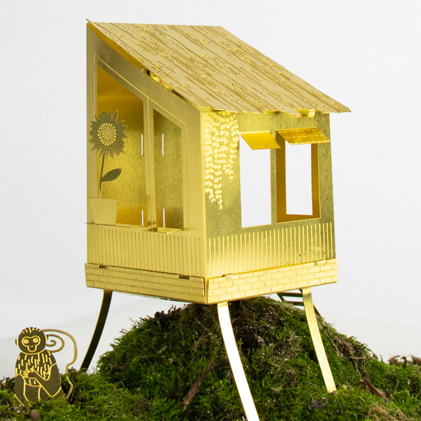 Mini-cabane pour vos plantes