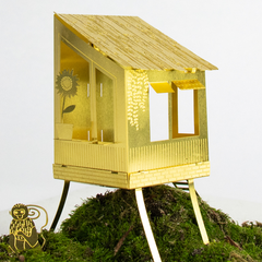 Mini-cabane pour vos plantes